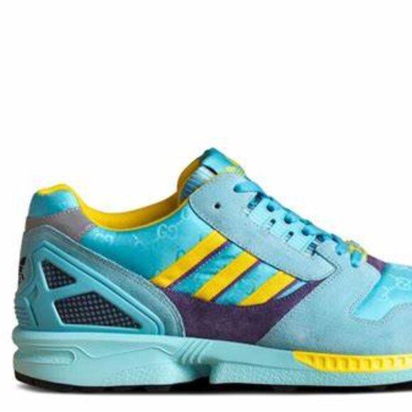 NEW GUCCI x ADIDAS ZX 8000 'AQUA GG MONOGRAM" WOMEN'S - Picture 1 of 10